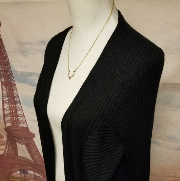 Alexandra + oak long open front cardigan - Picture 6 of 7